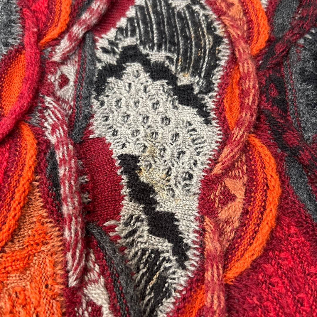 な*で様 16121 COOGI クージー 編み込み 3Dニット