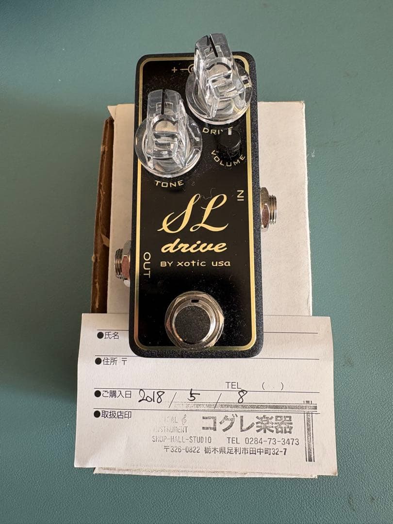 Xotic SL-Drive エキゾチック　ＳＬオーバードライブ