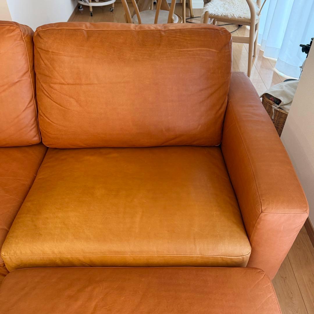 イタリア製オイルレザーGullam グラムソファ DOUBLEDAY ダブルデイ