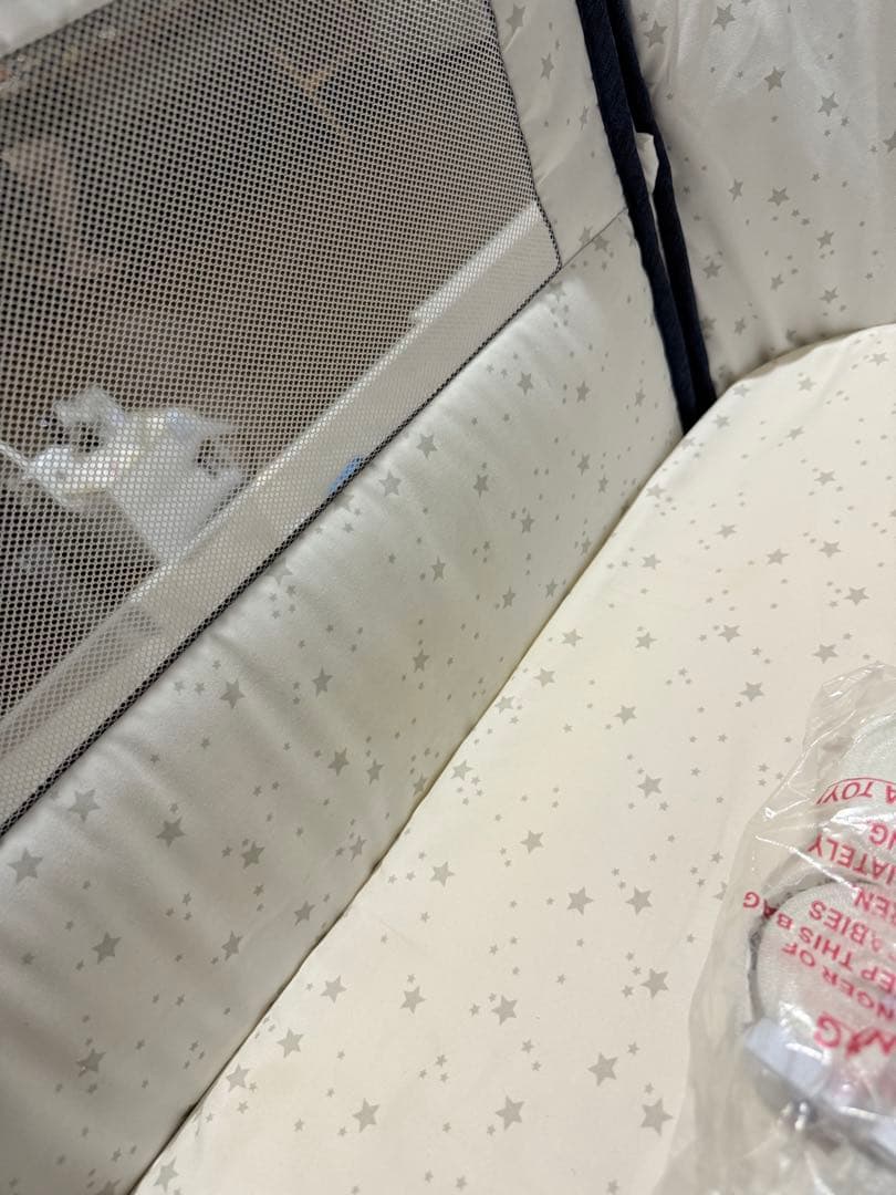 Maydolly 折りたたみ式ベビーベッド ネイビー