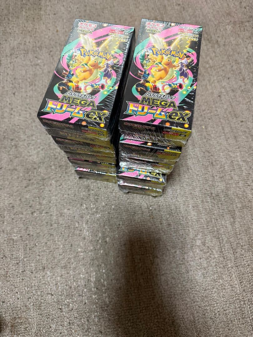 ポケモンカードゲーム メガEXボックス 10個セット
