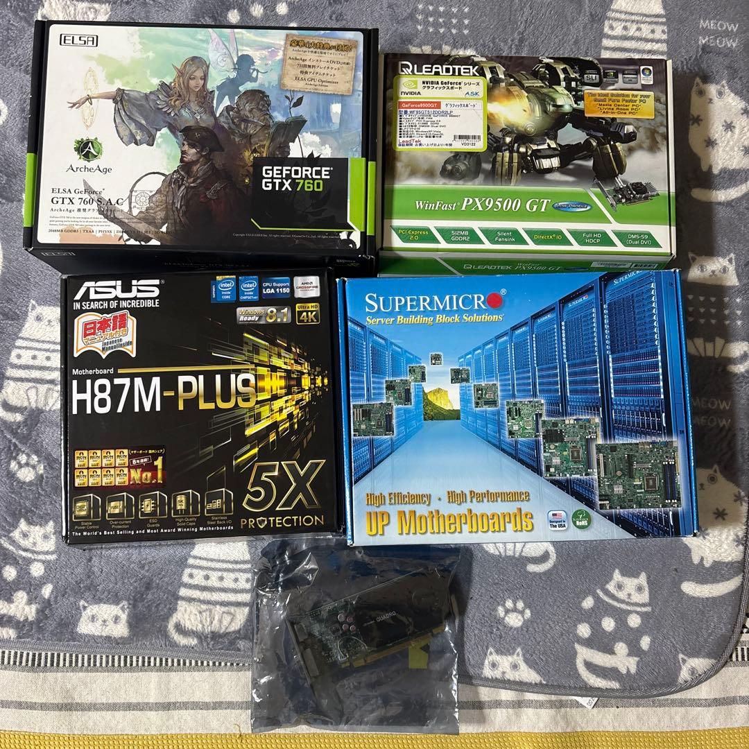 【ジャンク】マザーボードとグラフィックボード詰め合わせ