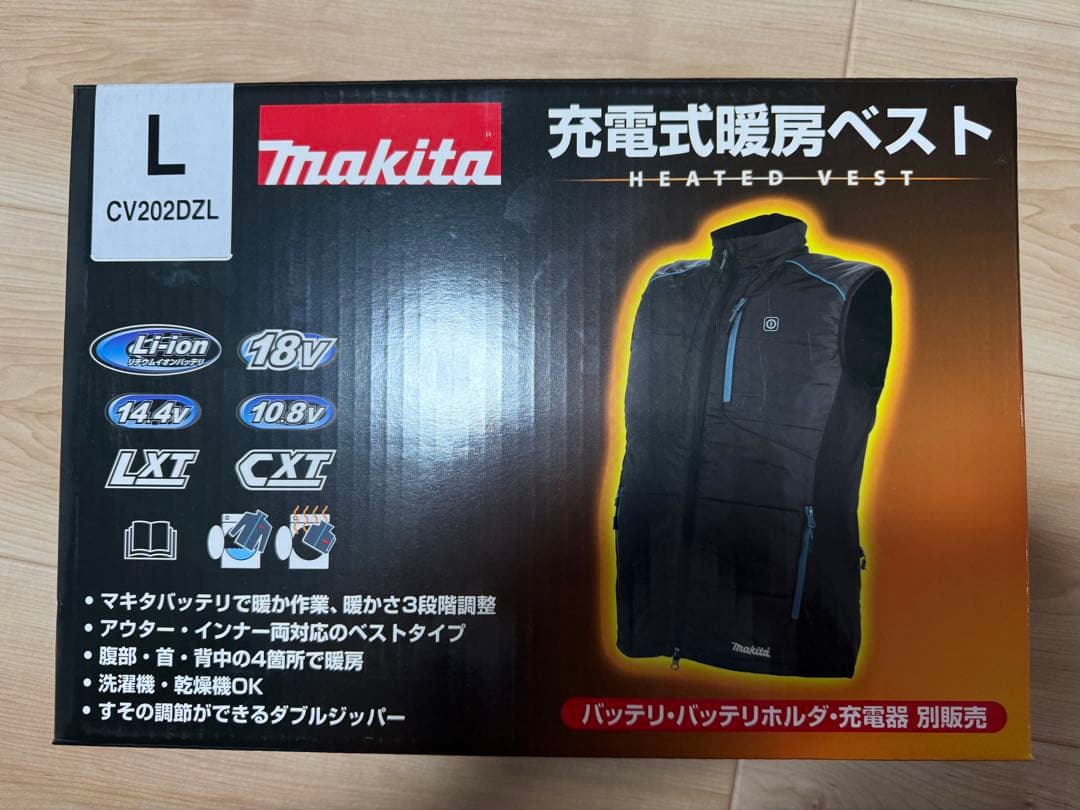 Makita マキタ　充電式暖房ベスト CV202D2ZL Lサイズ