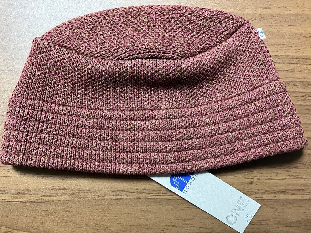 NOROLL / WASHI KNIT BUCKET HAT WINE 新品