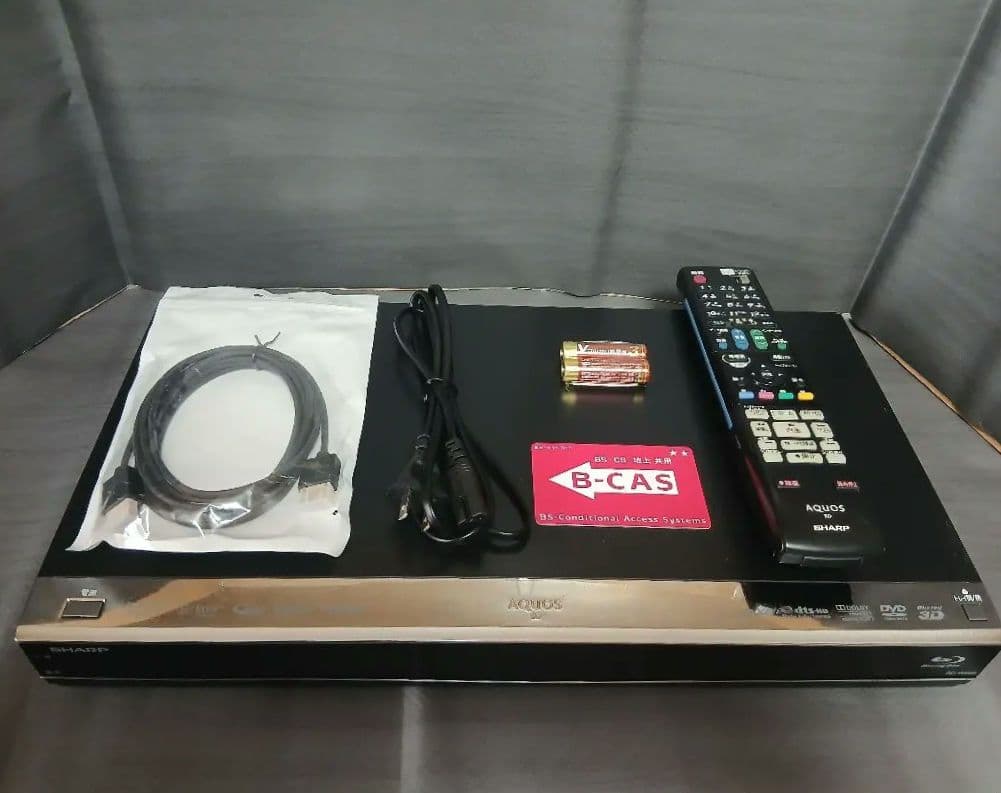 500GB シャープ AQUOS BDレコーダー☆BD-W560☆リモコン付 3