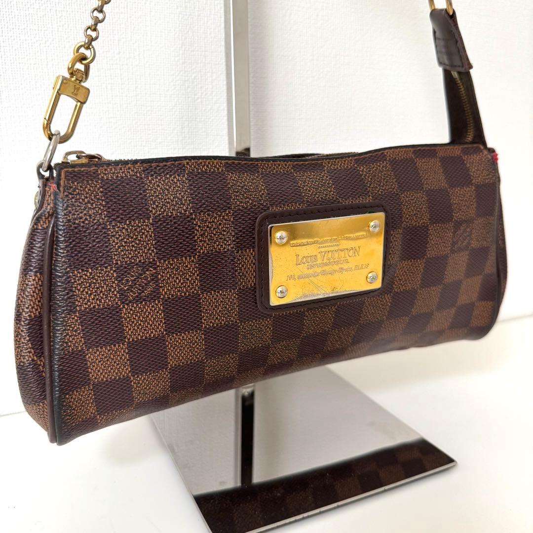 ルイヴィトン　エヴァ　ダミエ　クラッチバッグ　ハンドバック