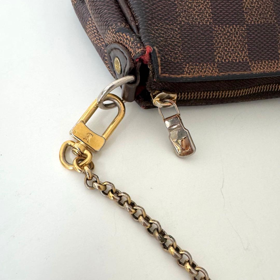 ルイヴィトン　エヴァ　ダミエ　クラッチバッグ　ハンドバック