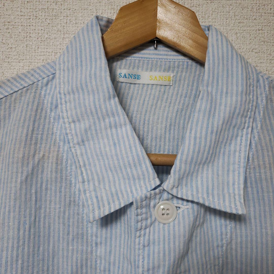 新品未使用SANSESANSEリネンジャケットカバーオールM65 L