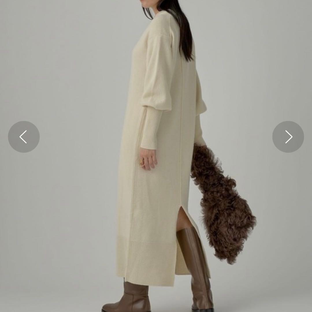 chaos ソイウールニットワンピース　ドゥーズィエムクラス　plage