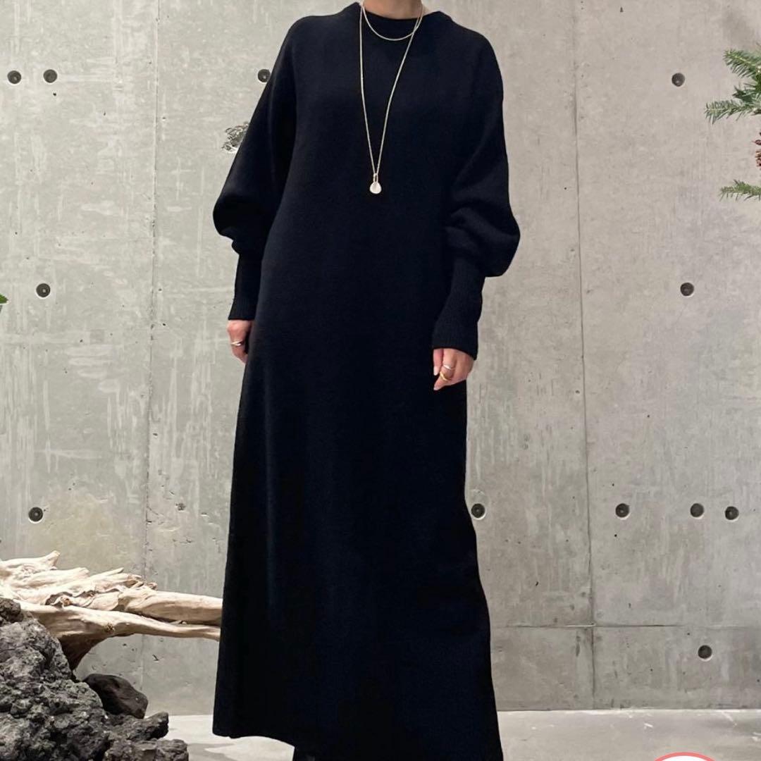 chaos ソイウールニットワンピース　ドゥーズィエムクラス　plage