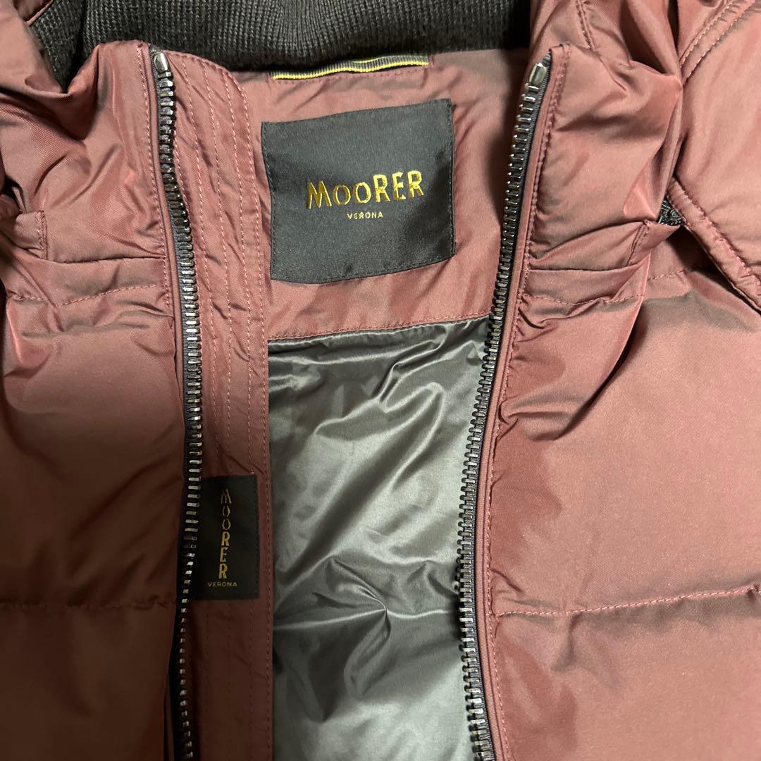 ミ*リ様 MOORER ムーレー　FAYER-KM バーガンディダウンベスト　サ