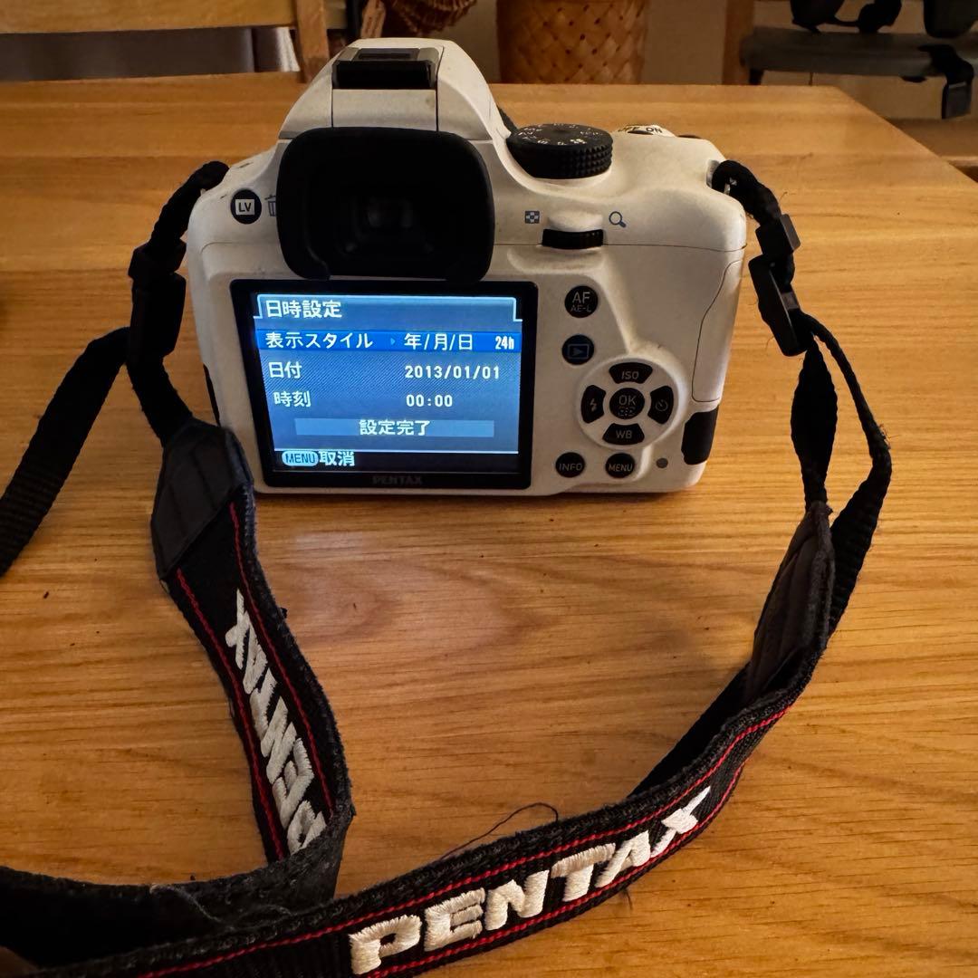 PENTAX K-50 18-135mm レンズ　ホワイト