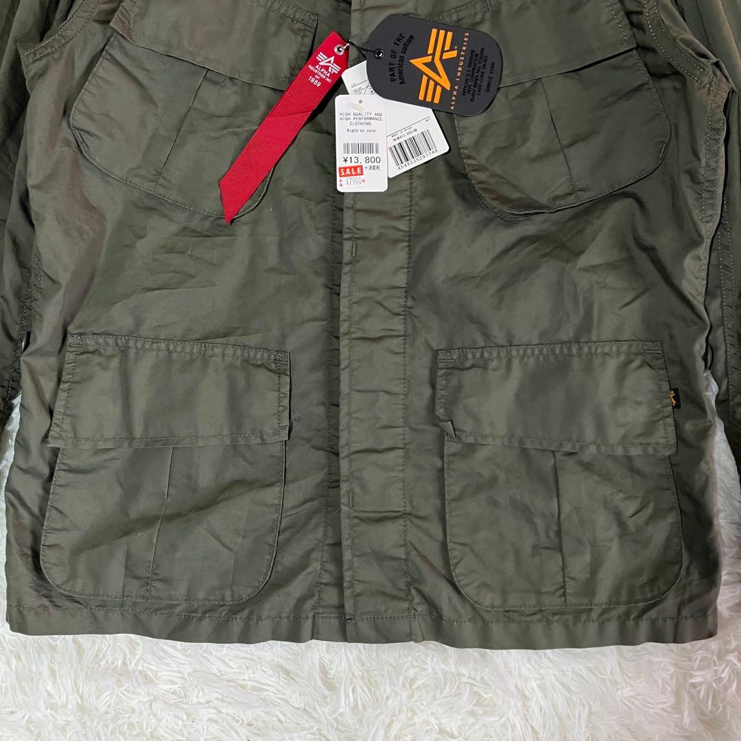 新品タグ付き‼︎ ALPHA M-65 ミリタリージャケット ギミック Mサイズ