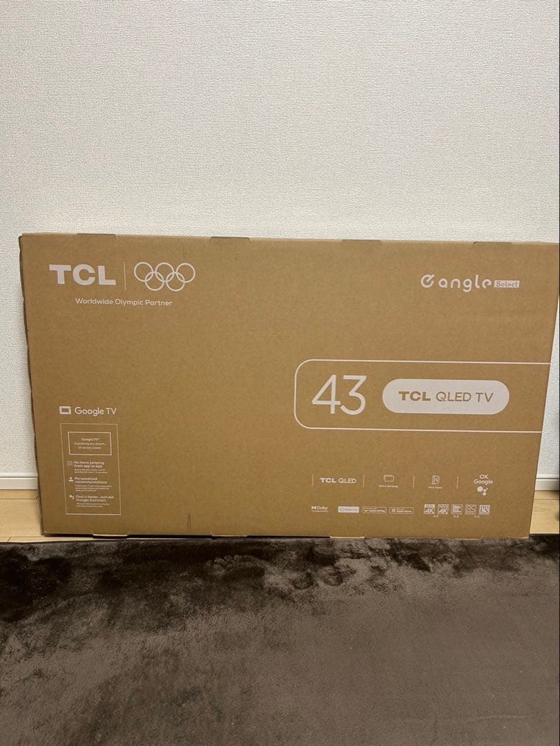 TCL 43インチ QLEDテレビ Google TV