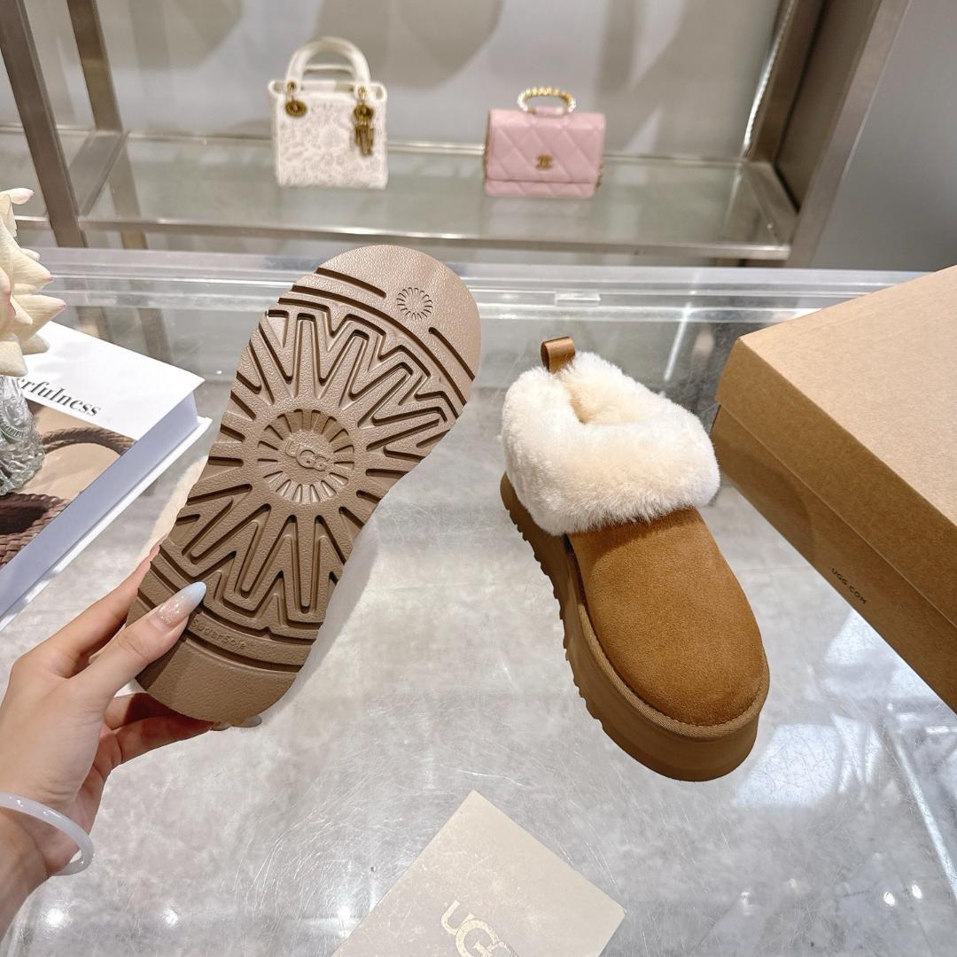 セール！UGG ブラウン ムートンブーツ 厚底