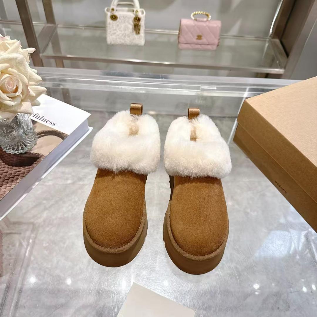 セール！UGG ブラウン ムートンブーツ 厚底