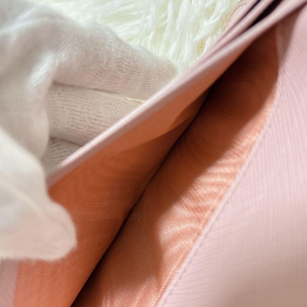 美品✨PRADA プラダ サフィアーノシャイン 長財布1MH132 ピンク