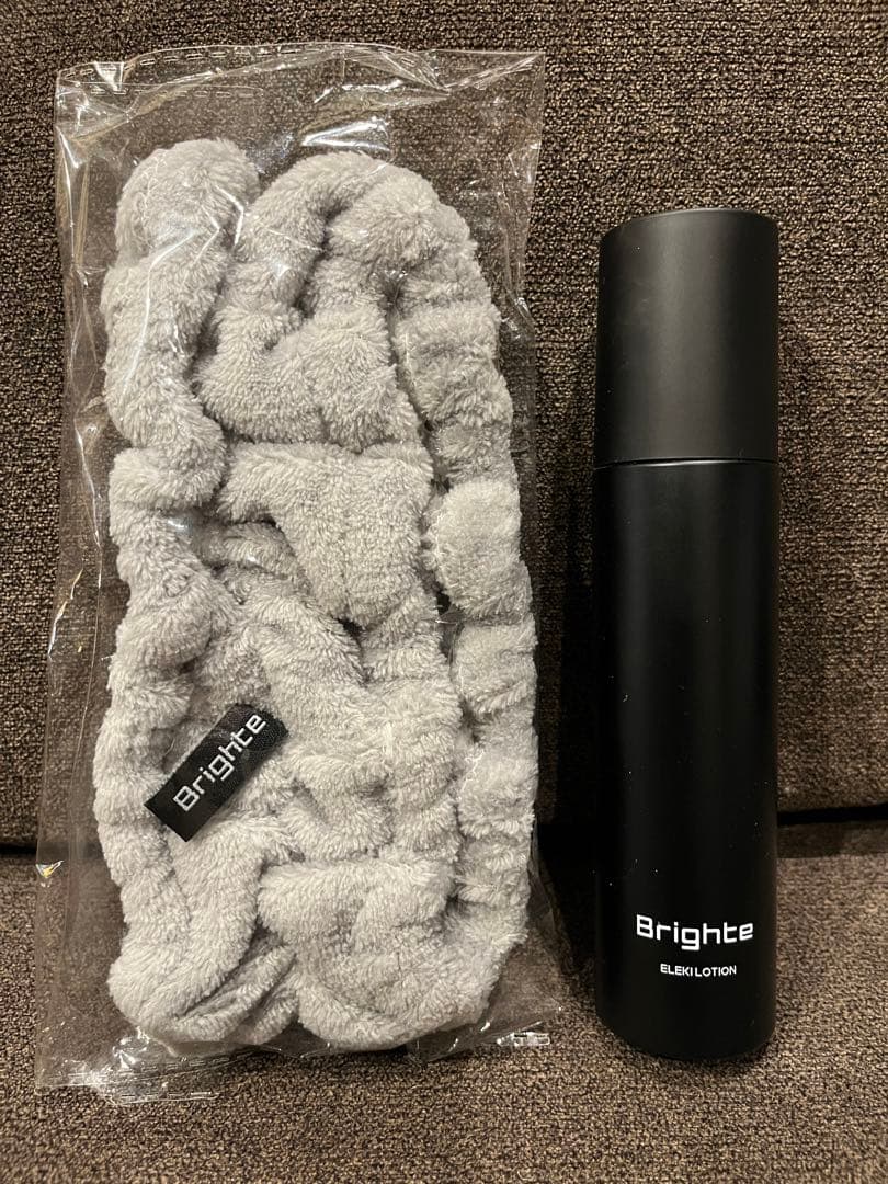 Brighte エレキブラシ美顔器⭐︎美品 ローション・ヘアバンド付
