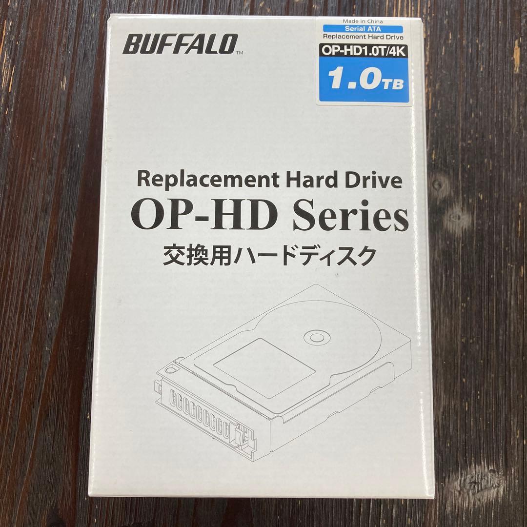 【未開封】BUFFALO OP-HD1.0T/4K 交換用ハードディスク 1TB