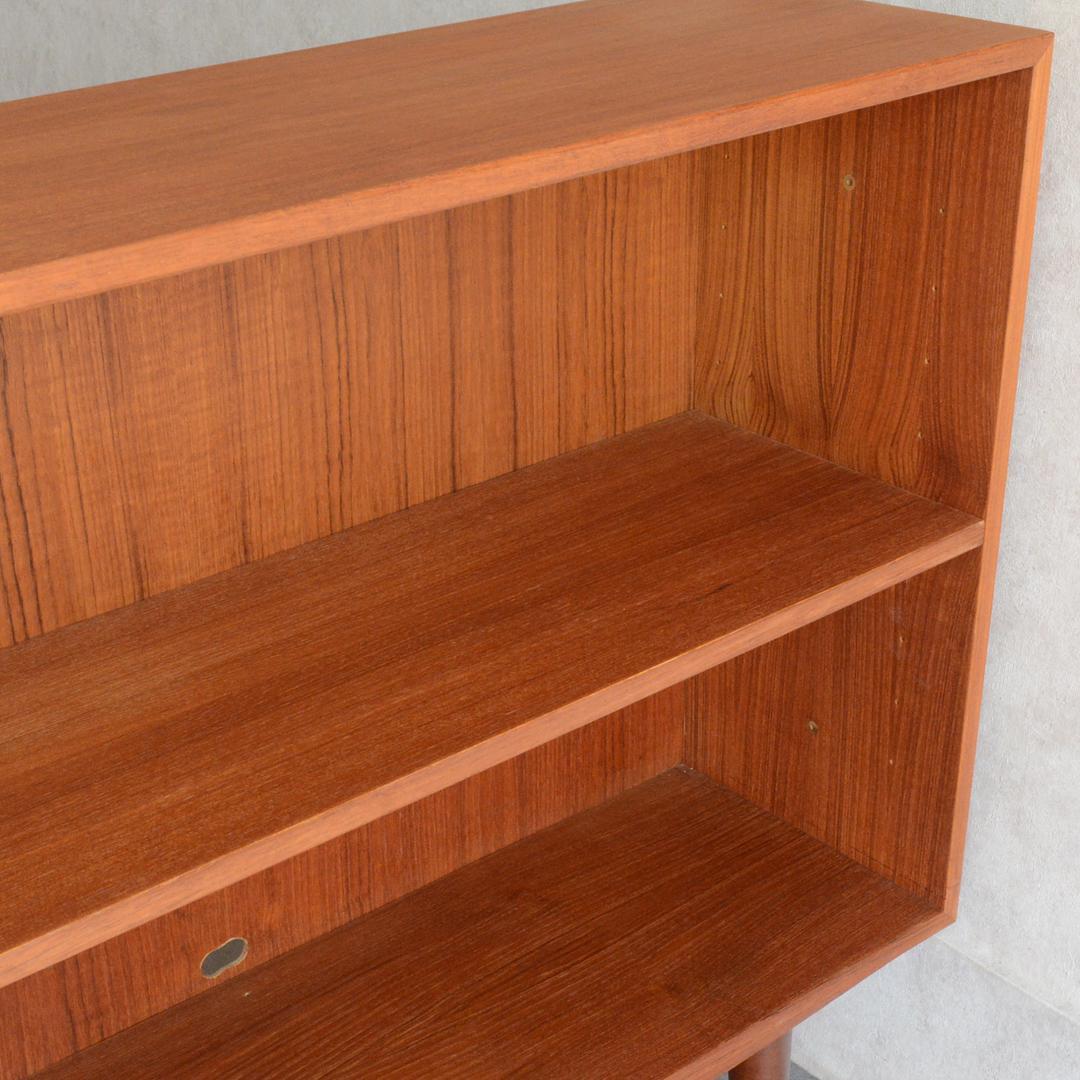 デンマーク 北欧ヴィンテージ チーク ブックシェルフ 飾り棚 オープンシェルフ