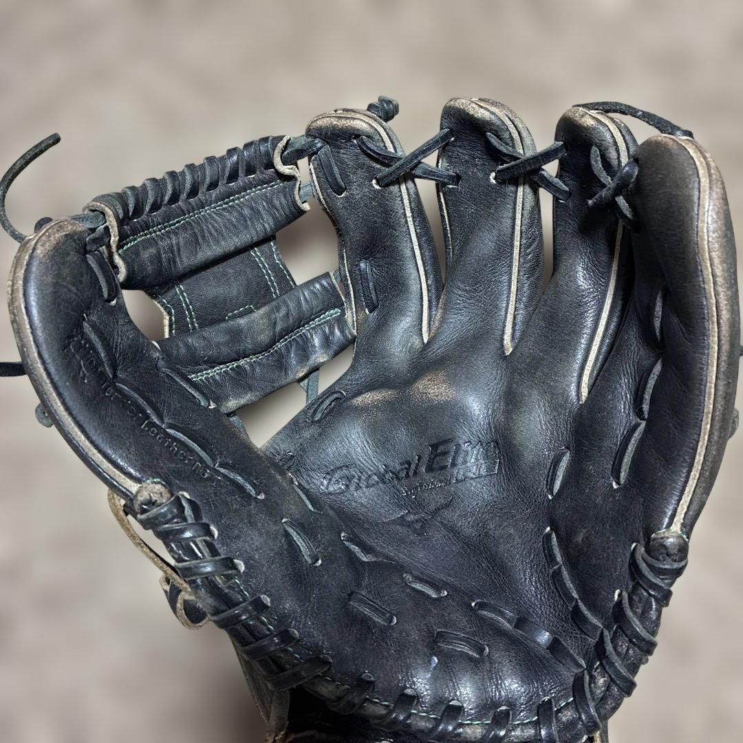 【限定】ミズノ グローバルエリートRG坂本モデル少年軟式L 右投げ　ブラックボア