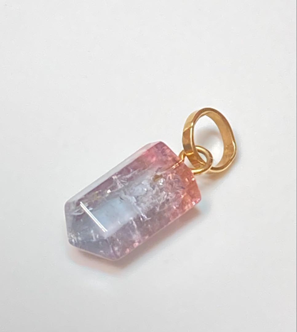 極美品 未使用 ベラクルスアメジスト 原石 K18ペンダントトップ