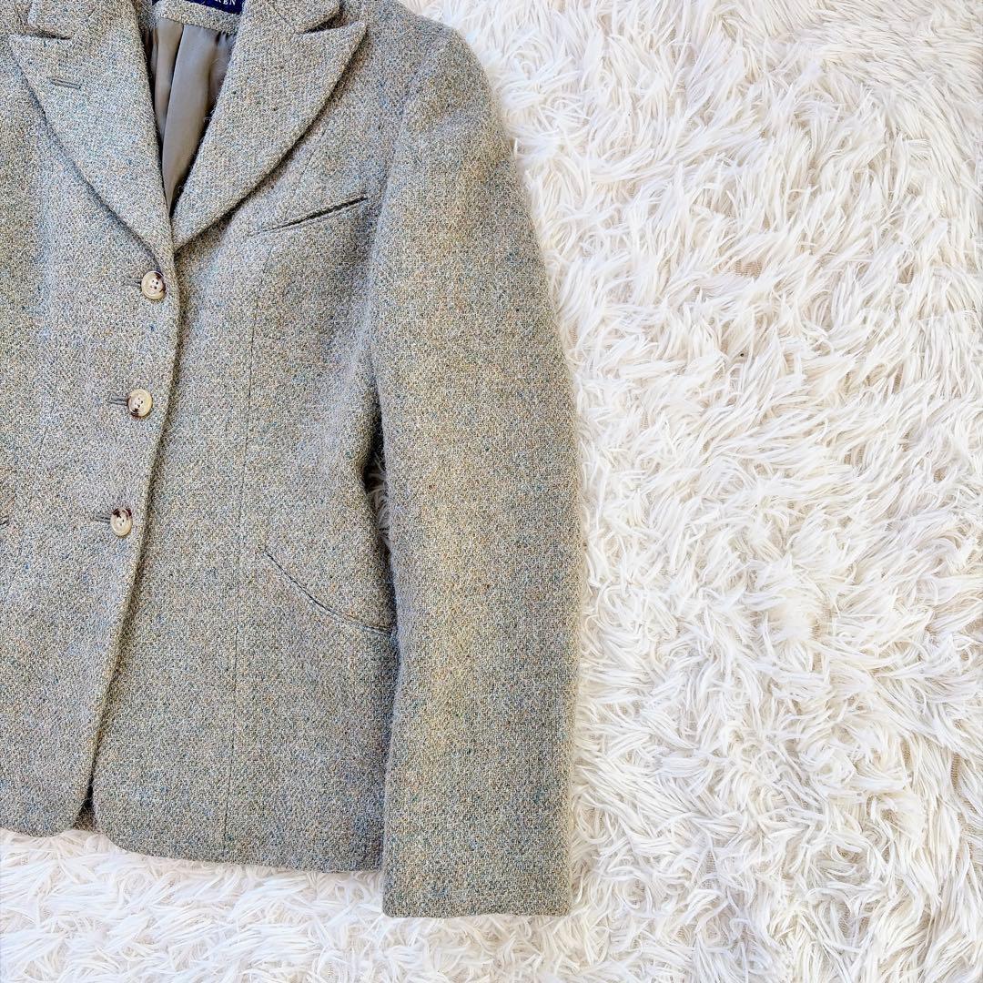 【美品】90s ラルフローレン　アルパカ混ウールテーラードジャケット　L 11
