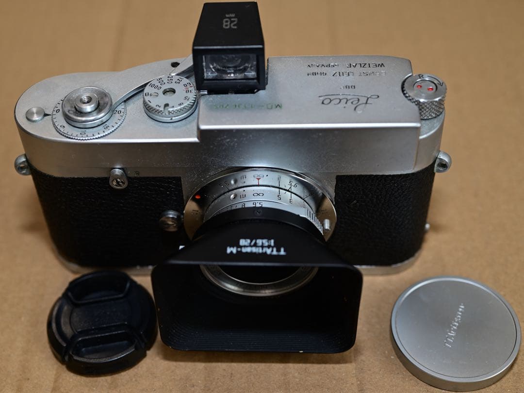 TTArtisan 28mm f/5.6 Leica M シルバー ファインダー