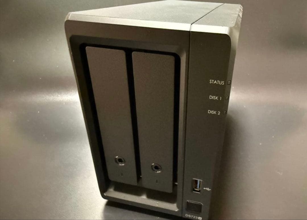 Synology DS723+ NAS 20TB メモリ18GB SSD1TB