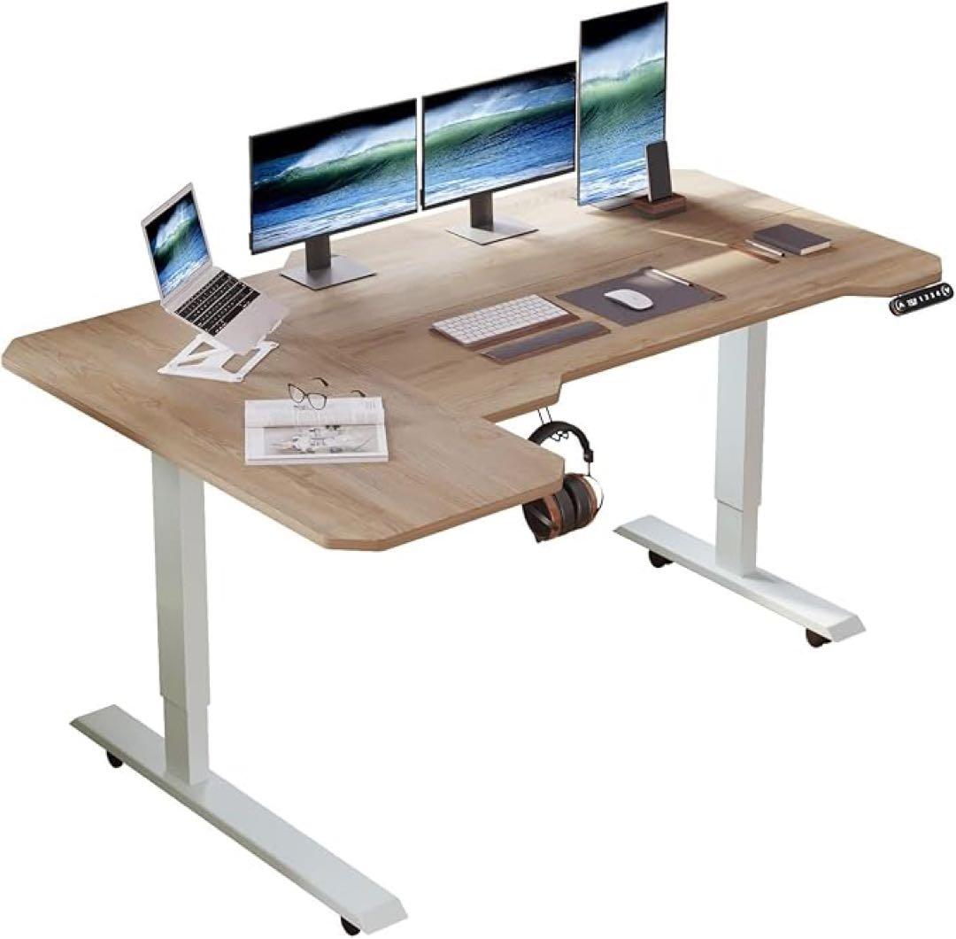 電動式昇降150*101cmゲーミングデス71-117CM 高さメモリー機能