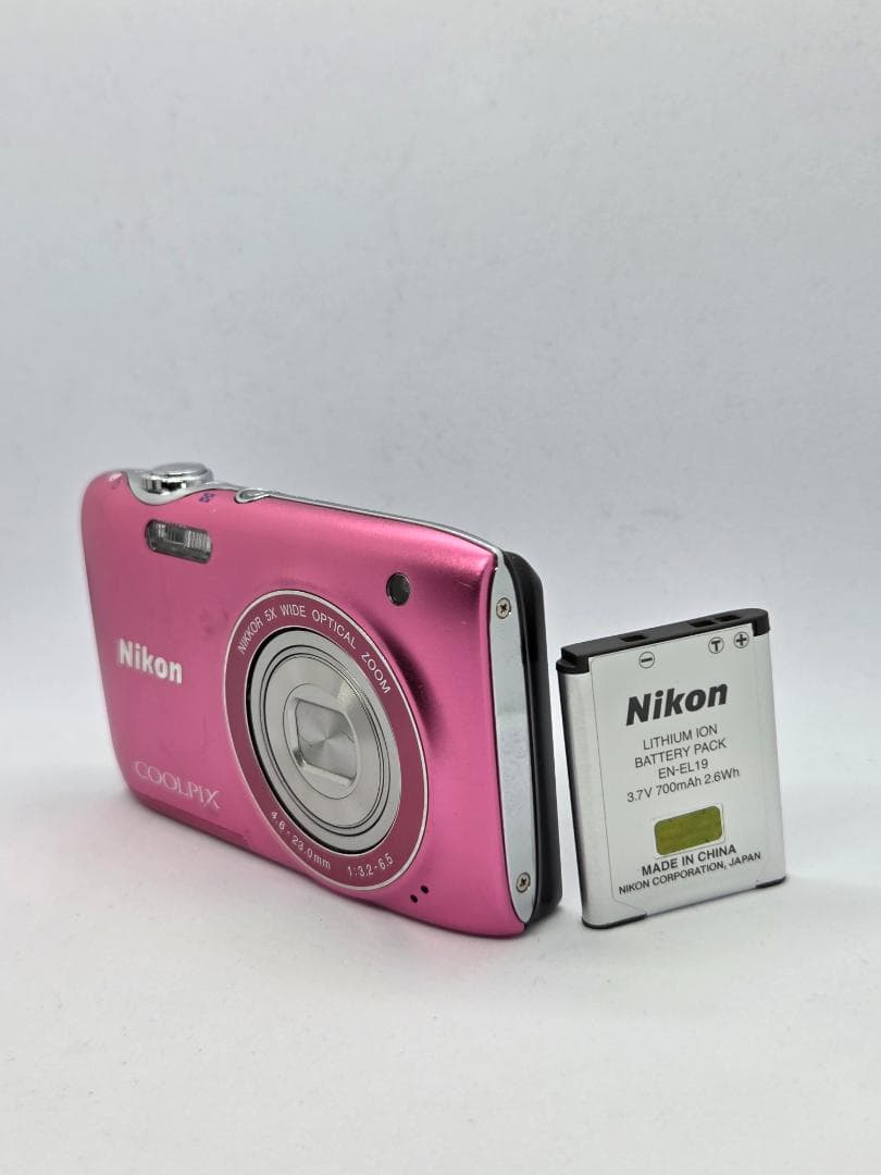 【スマホ転送OK】ニコン Nikon COOLPIX S3100 ピンク