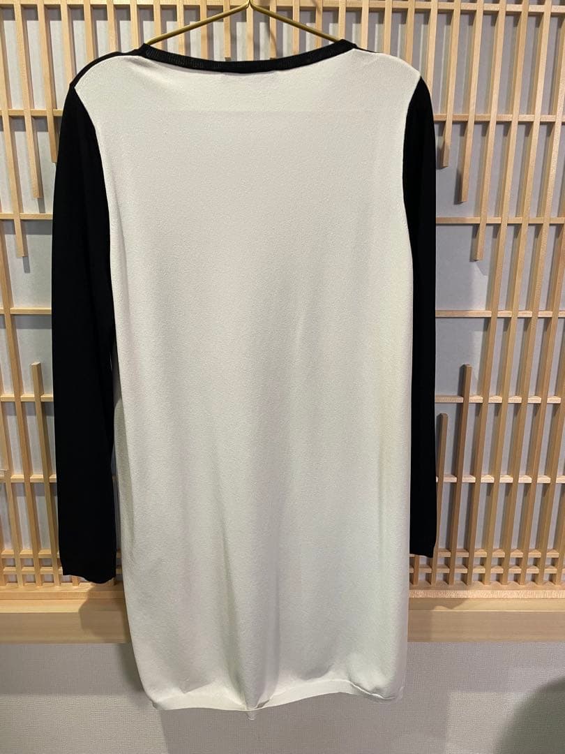 MaxMaraStudio 黒白 チュニック 長袖　L