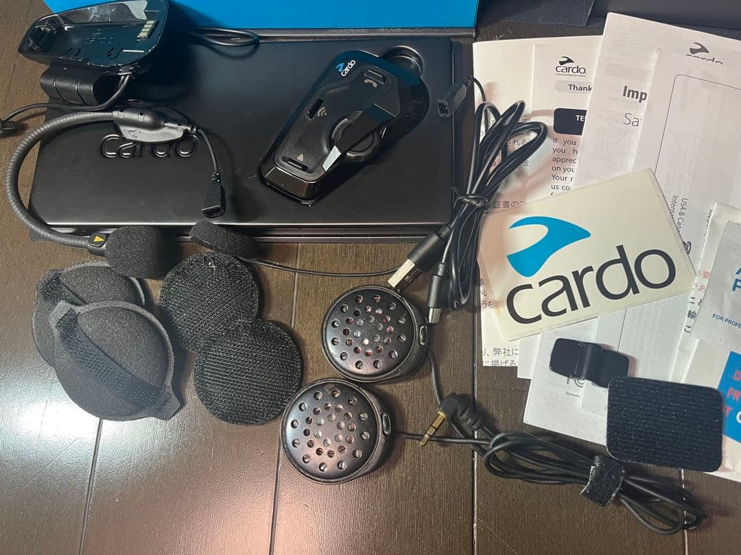 Cardo 4+ Bluetoothインターコム　美品