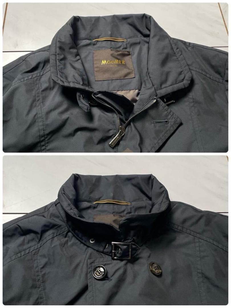 MOORER NABUCCO ナイロンジャケット 春アウター ブラック 50