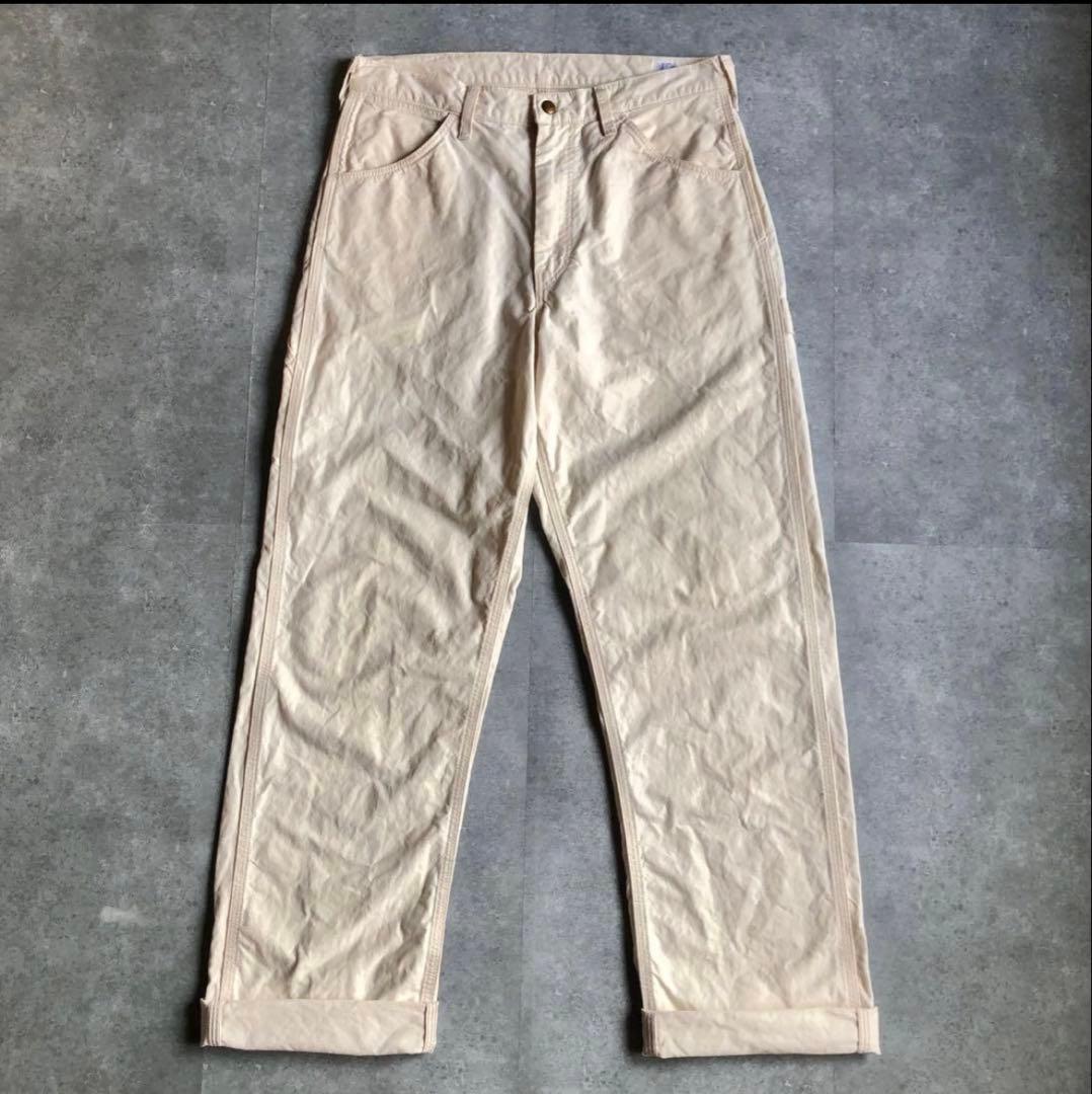 【美品】orslow オアスロウ 生成り ペインターパンツ ワークパンツ 2