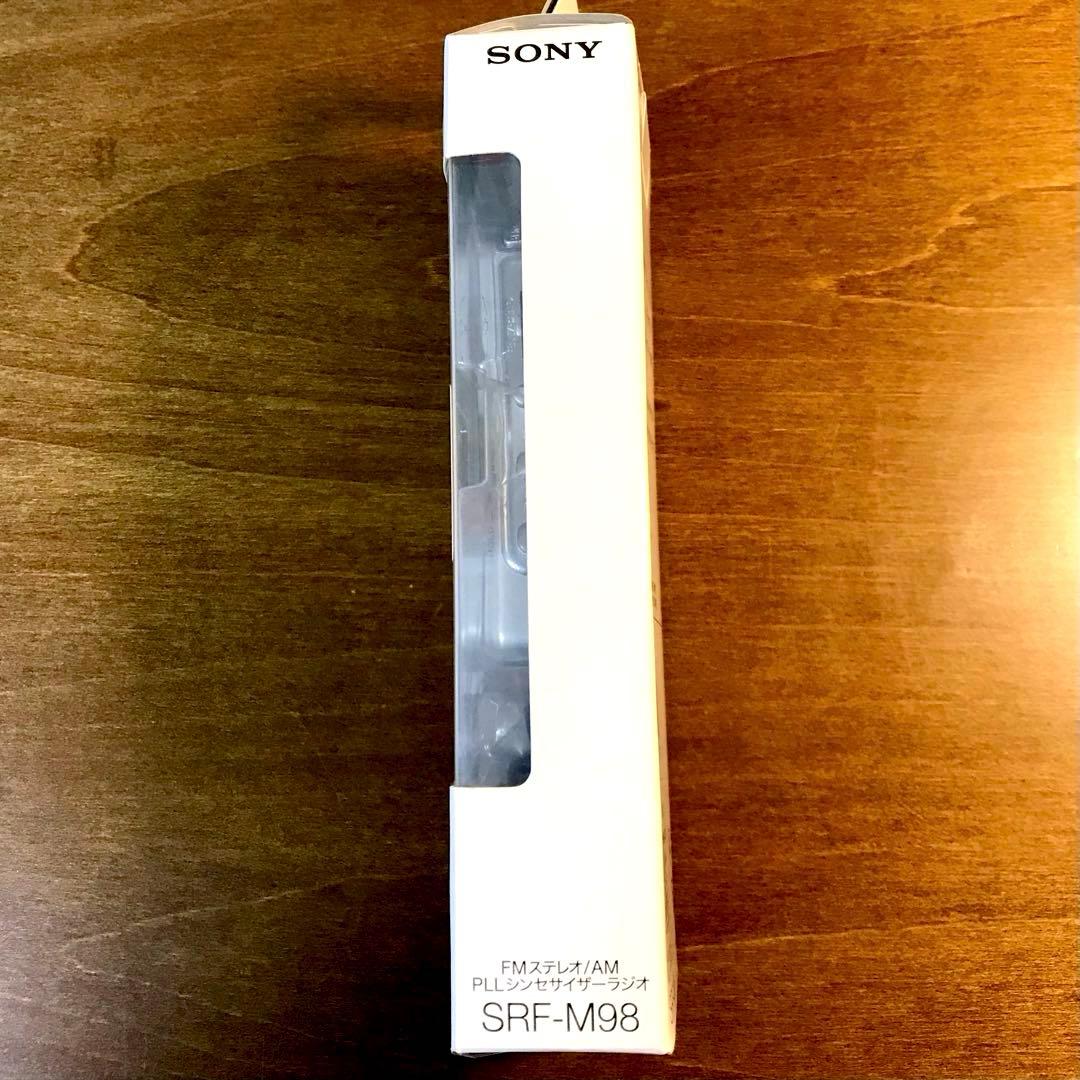 ☆新品未使用☆SONY小型軽量ライターサイズラジオSRF-M98☆重低音メガバス