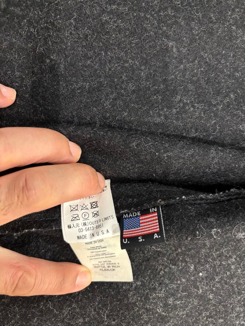 フィルソン　マッキーノ　ウールベスト　USA製