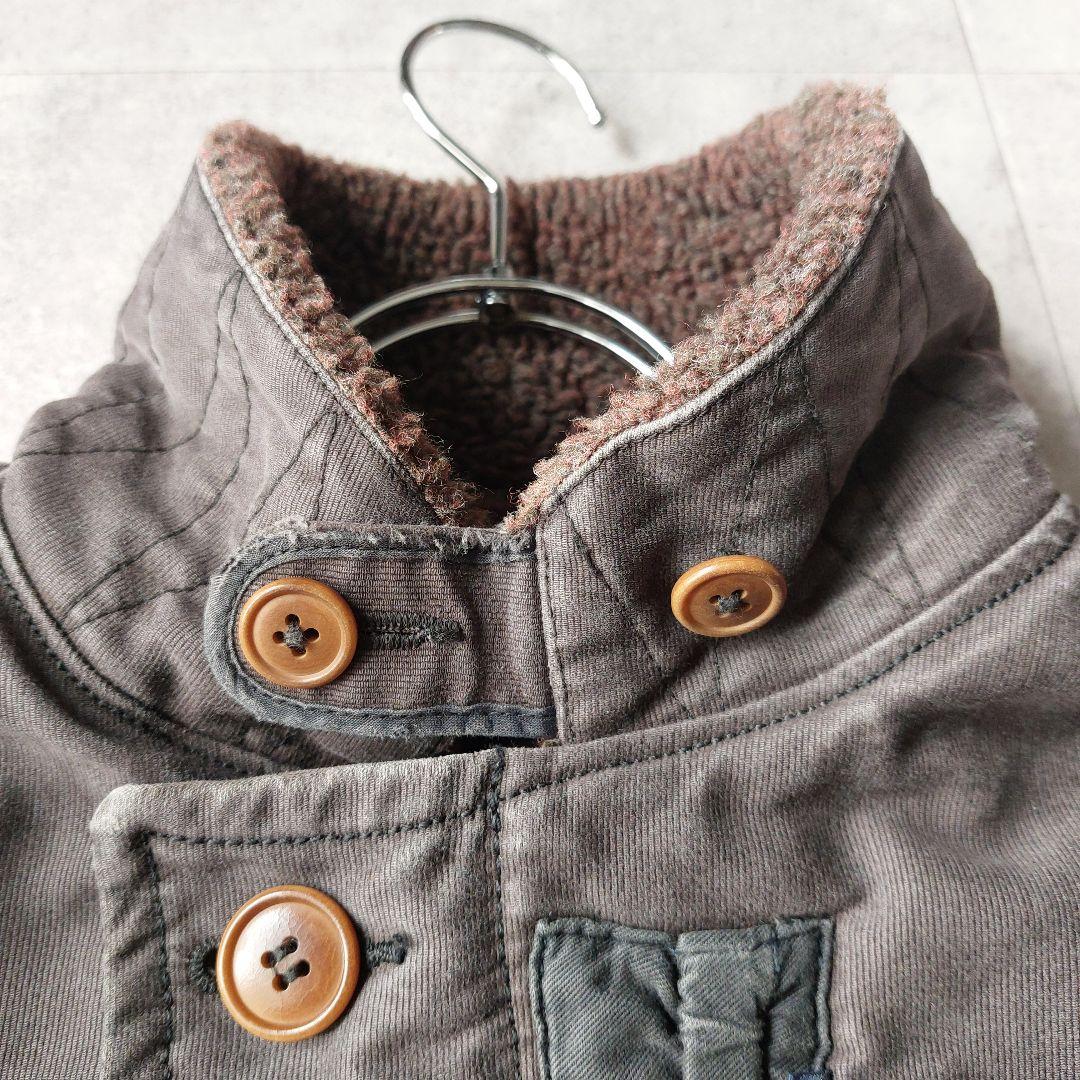 ブルーブルー BLUE BLUE N-1 デッキジャケット M チャコール