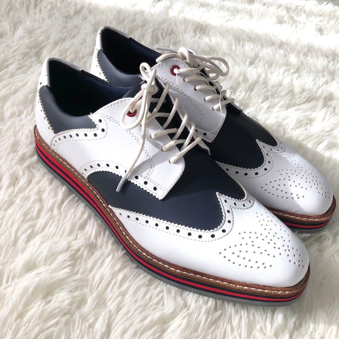 未使用！マスターバニーエディション ゴルフシューズ 25.5 ウイングチップ