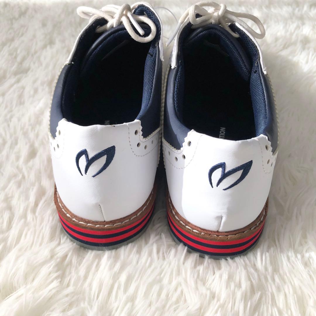 未使用！マスターバニーエディション ゴルフシューズ 25.5 ウイングチップ