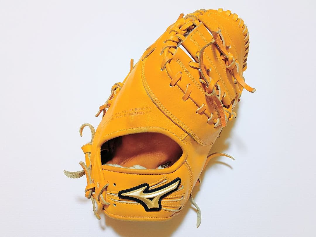 【美品】ミズノ　グローバルエリート　QMライン　軟式野球　ファーストミット