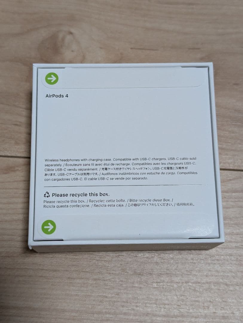 AirPods 4 ワイヤレスイヤホン 本体