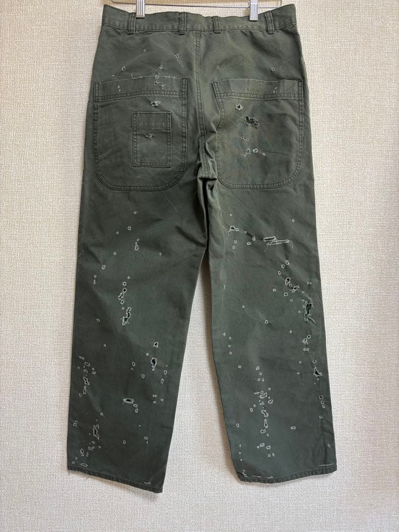 ISSUETHINGS 23SS ダメージ加工パンツ ワークパンツ