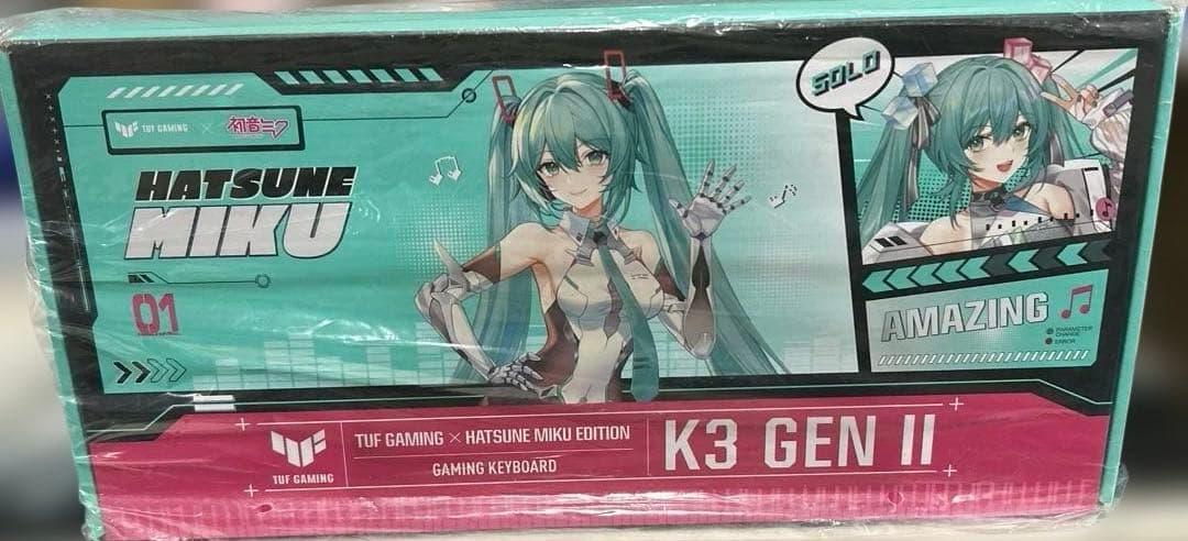 新品TUF Gaming初音ミクエディション/ゲーミングキーボード