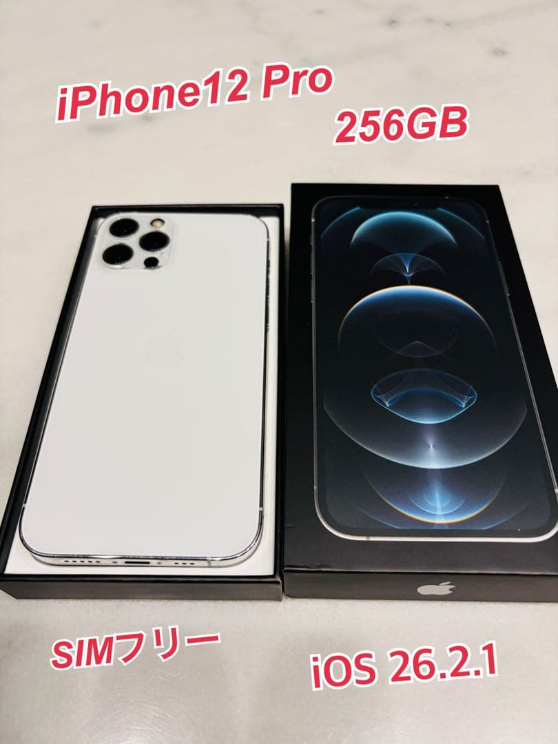 Apple iPhone 12Pro 256GB SIMフリー　未使用ケーブル付
