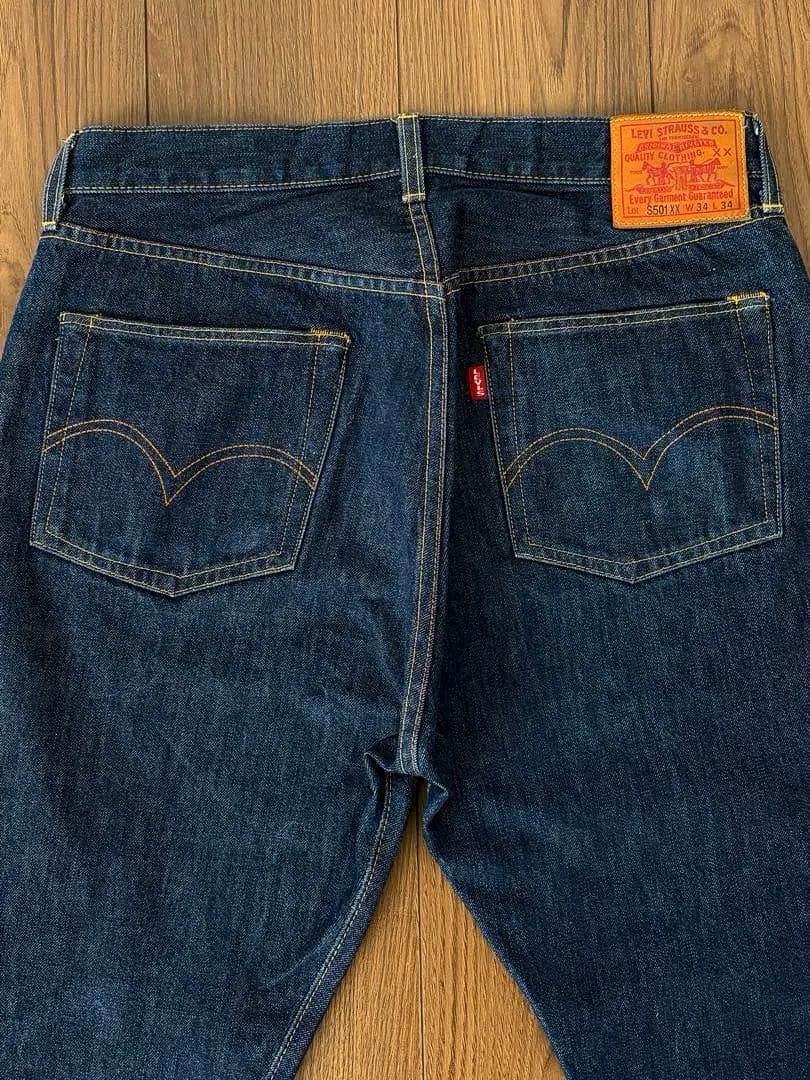 【希少アメリカ製】真紺 LEVI'S LVC S501XX 1944 大戦モデル