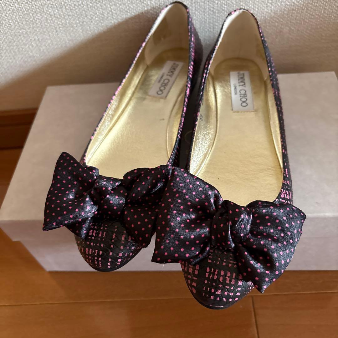 JIMMY CHOOフラットシューズ