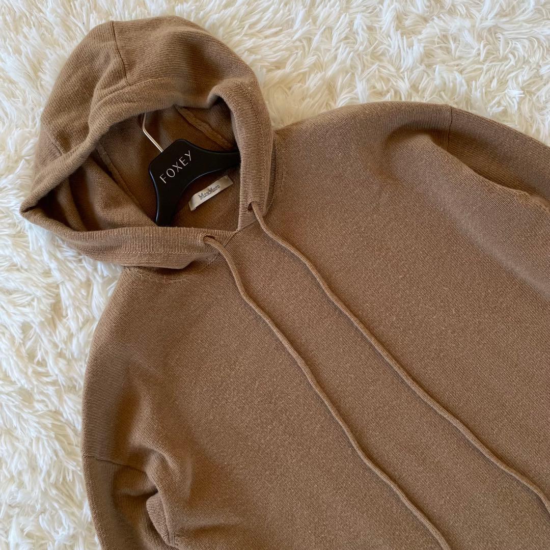 マックスマーラ　白タグ　カシミヤ　ウール　ロングワンピース　ニット　パーカー