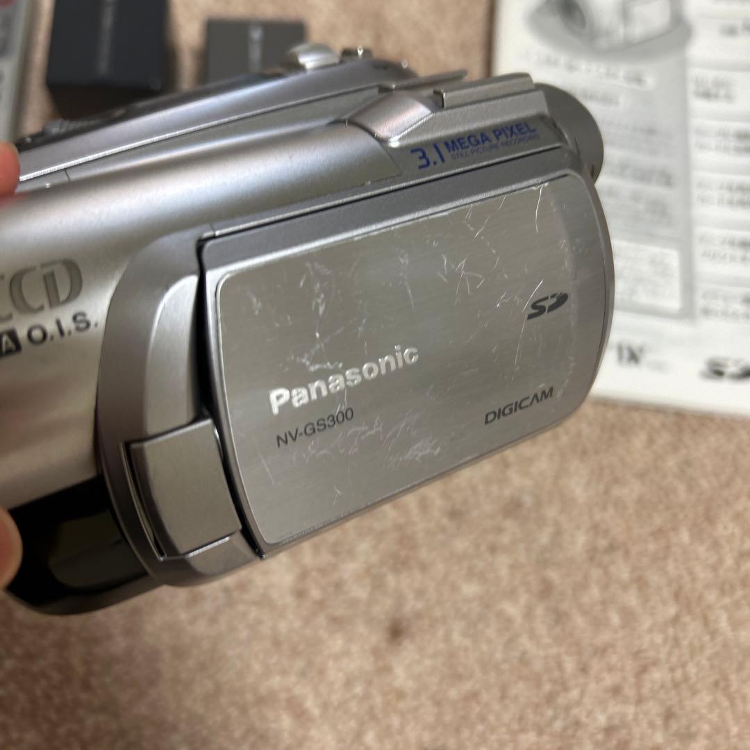 Panasonic NV-GS300 ビデオカメラ 本体 シルバー 動作確認済