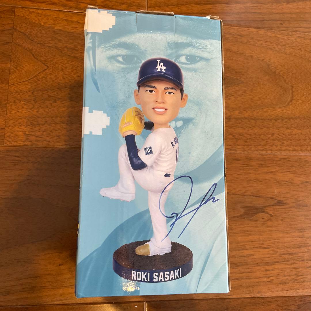 佐々木朗希ボブルヘッド人形　ドジャース8/4配布品 【新品未開封】